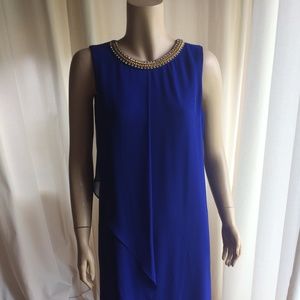 Blue Chiffon Dress